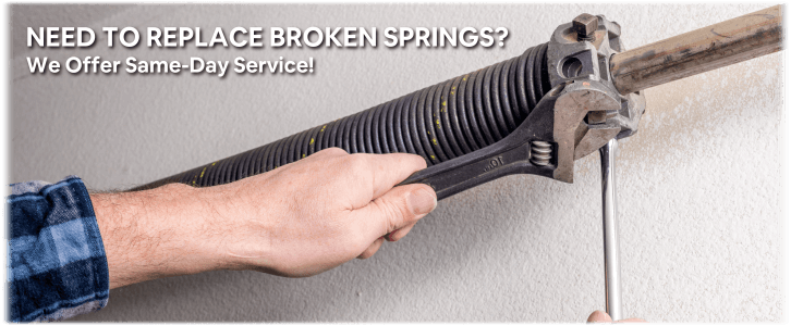 Broken Garage Door Spring Knoxville TN